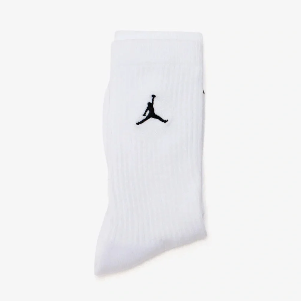 NEW Nike Air Jordan Dri-fit Everyday Cushioned Crew Socks 6 Pairs White